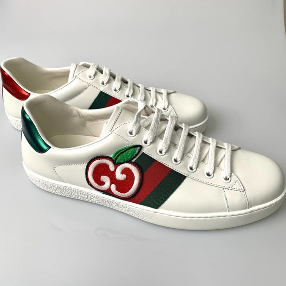 NIB Gucci man GG Apple Ace Shoes Size 10 = EU 44 main image 13